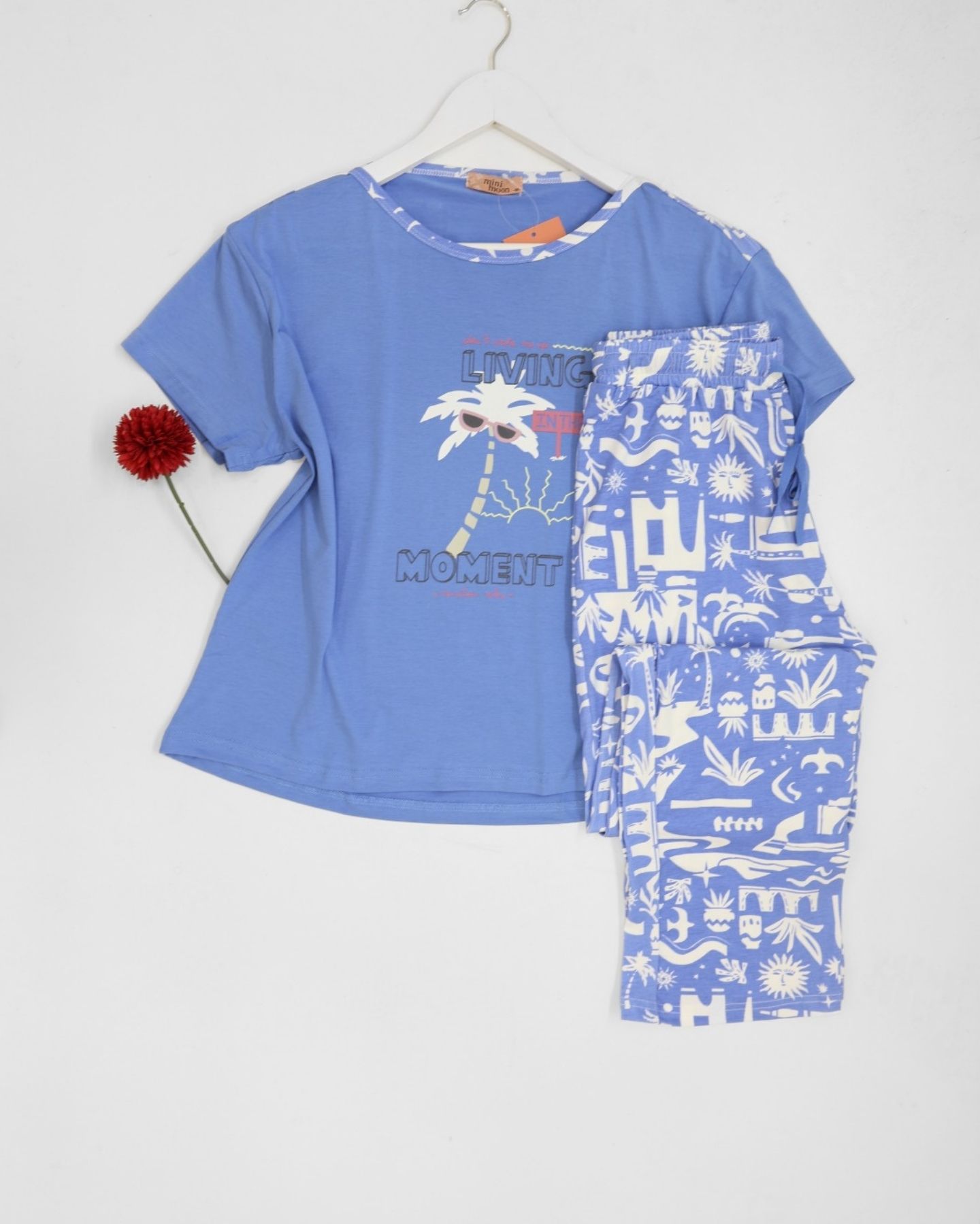 بيجامة بنطلون قطن