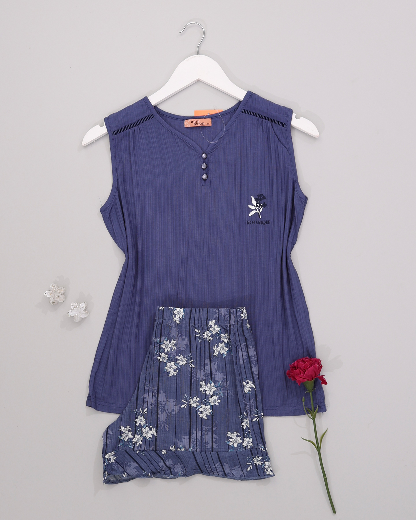 بيجامة شورت قطن