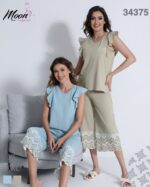 ⁦بيجامة جيب كلوت⁩ - الصورة ⁦3⁩