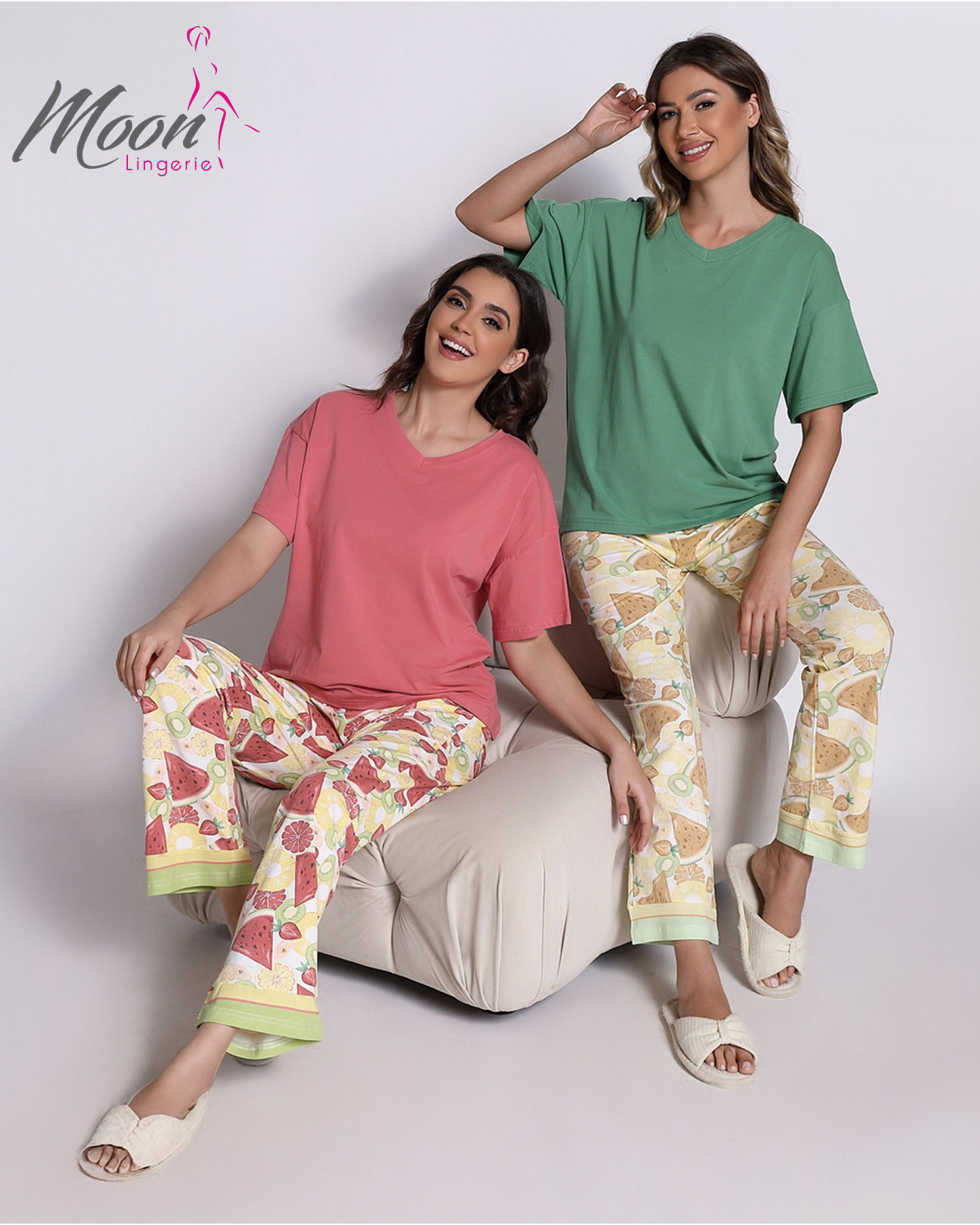 بيجامة بنطلون قطن