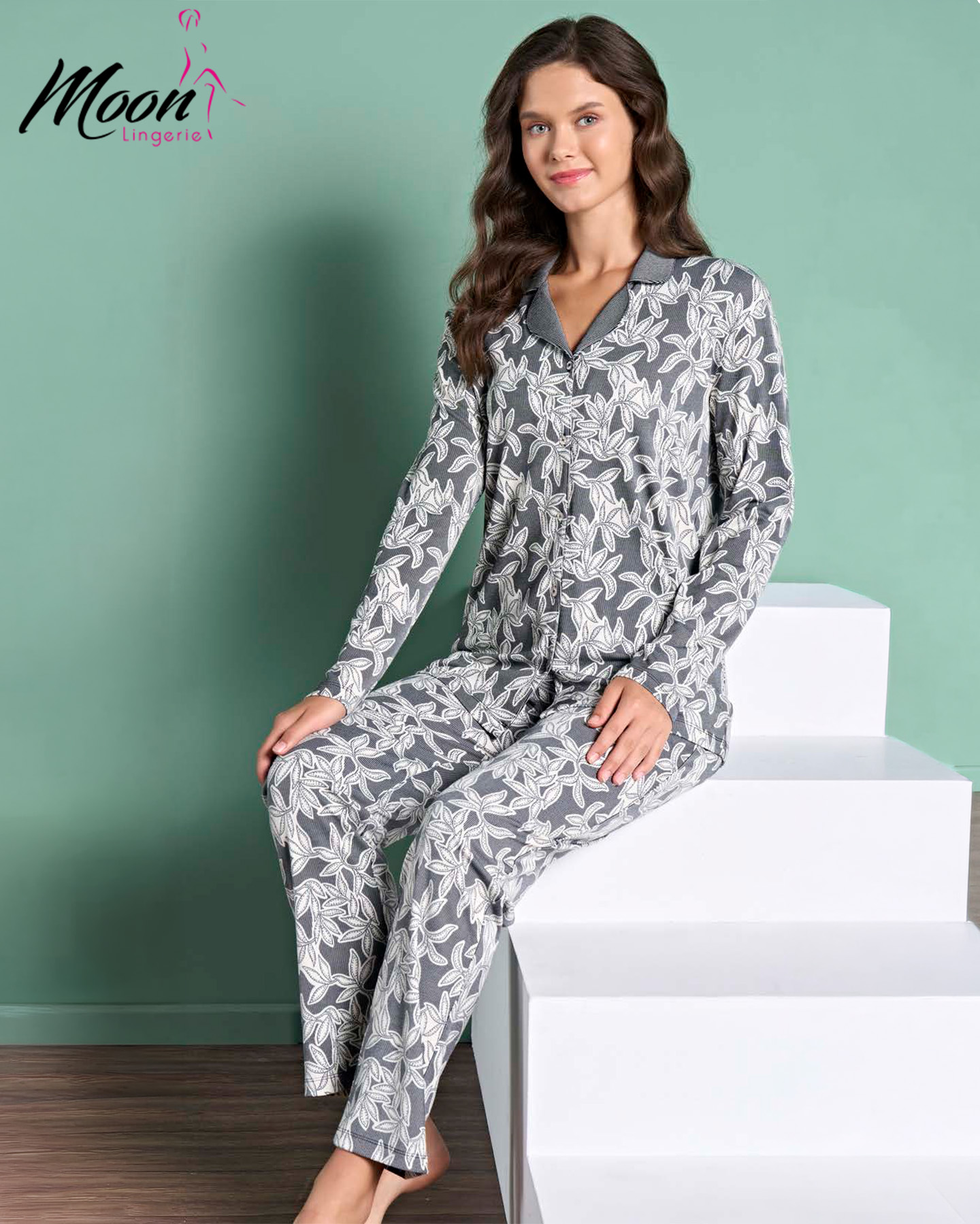 بيجامة بنطلون  ربيعي