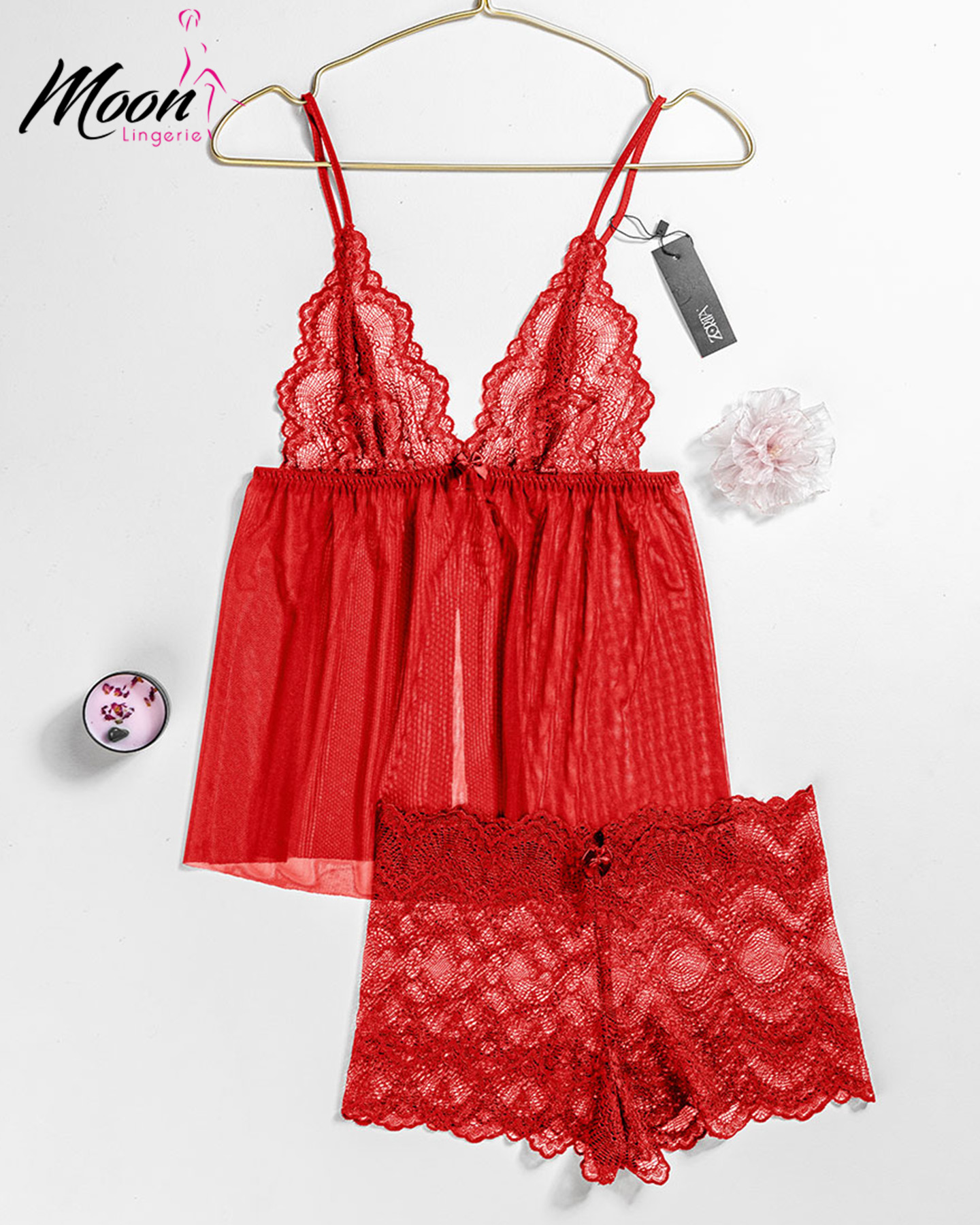 بيجامة شورت ساتان