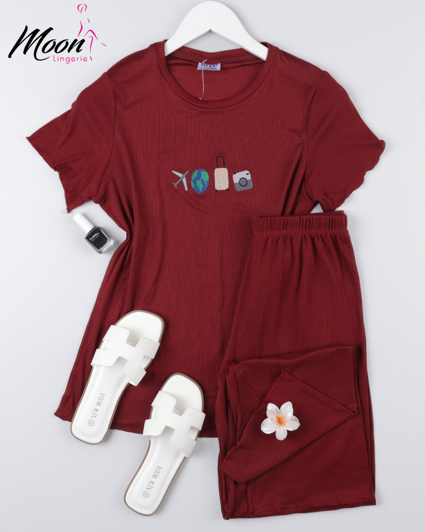 بيجامة بنطلون قطن