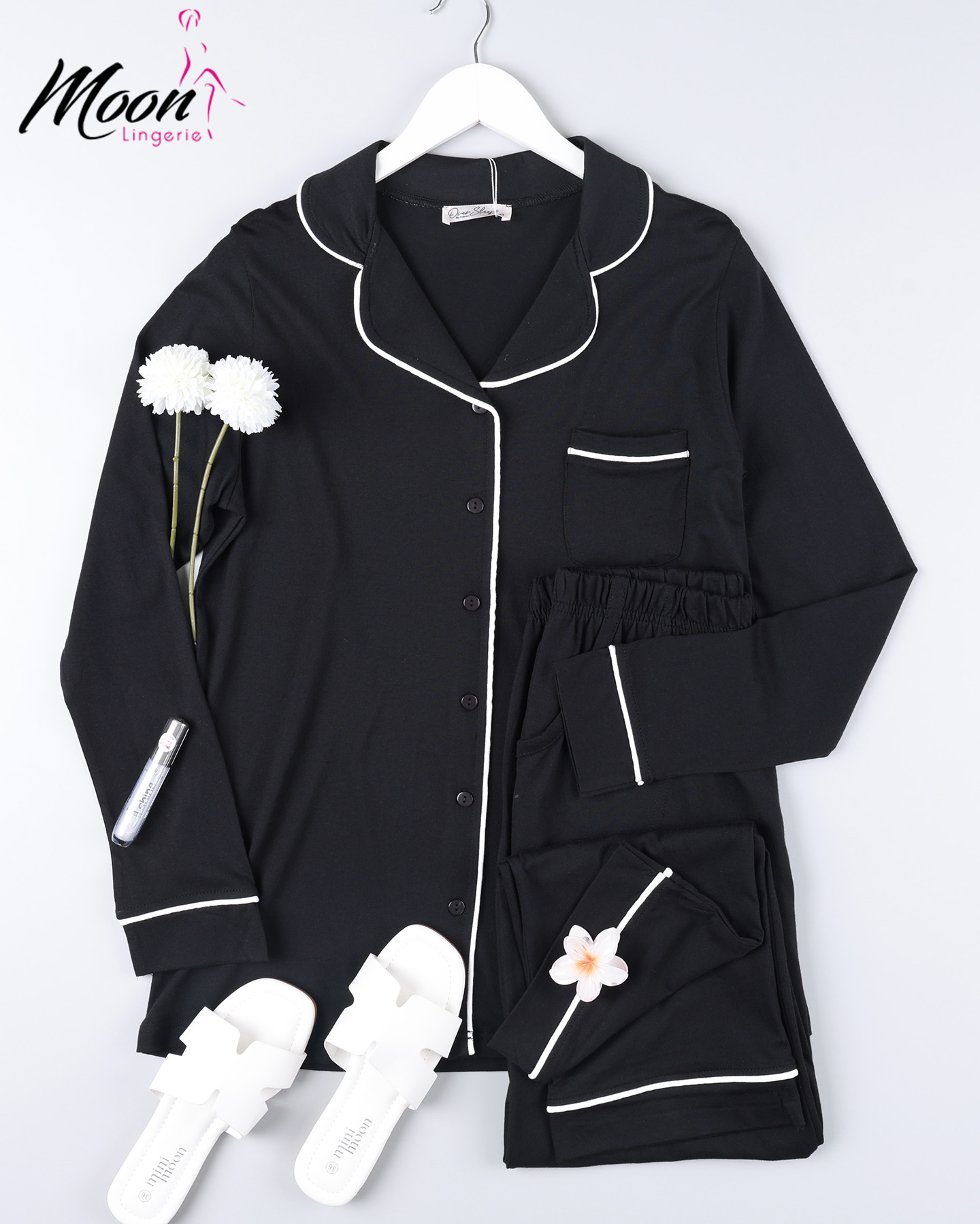 بيجامة بنطلون قطن ربيعي