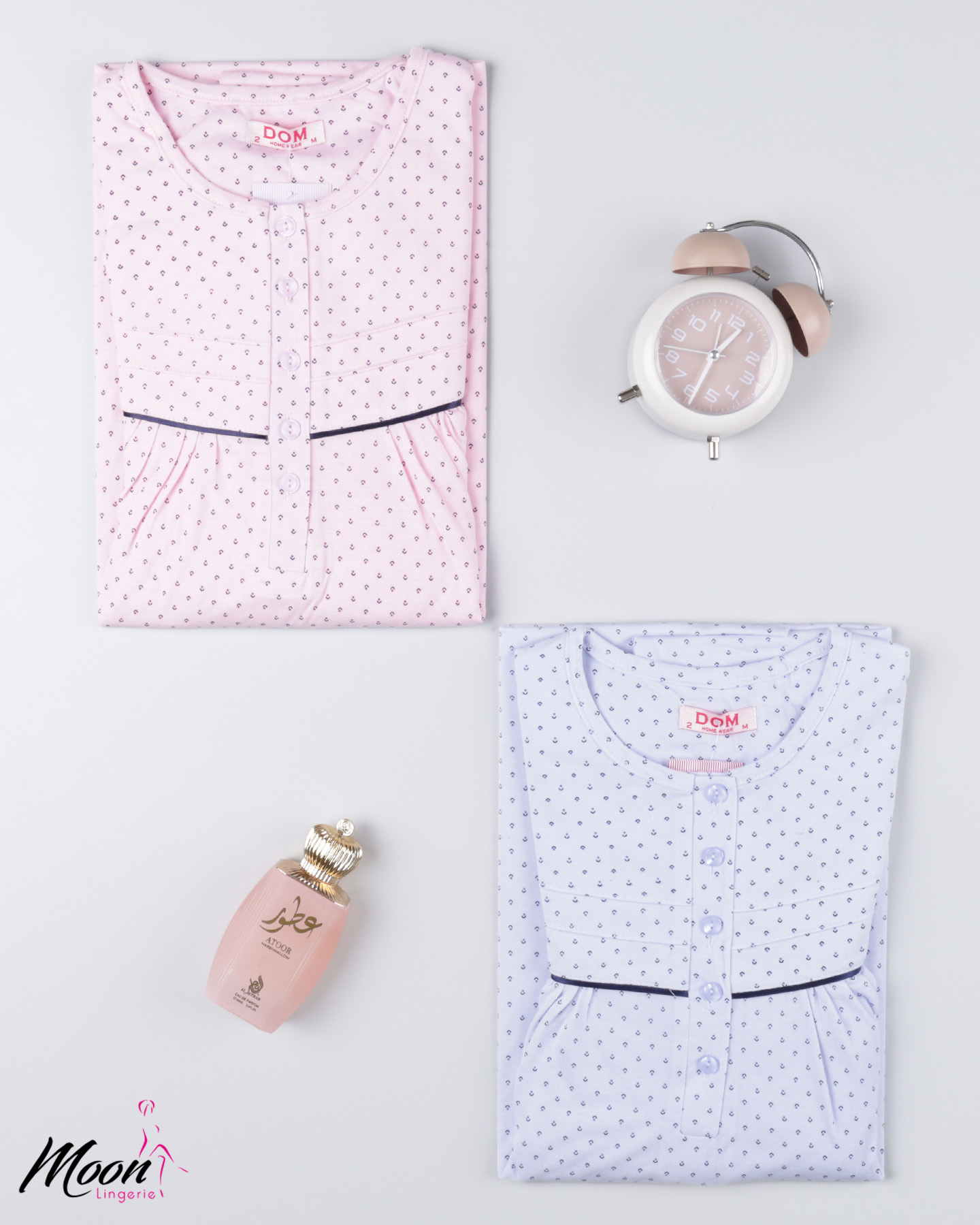 قميص نوم كم طويل ربيعي