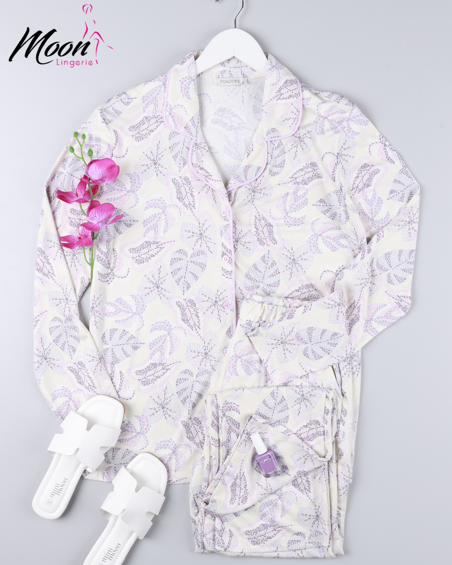 بيجامة بنطلون قطن ربيعي