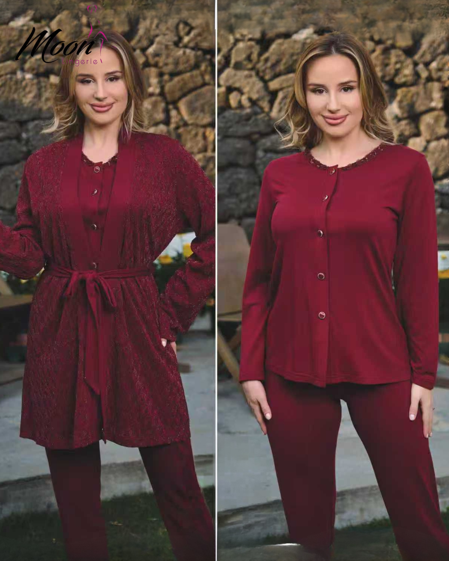 بيجامة حمل 3 قطع