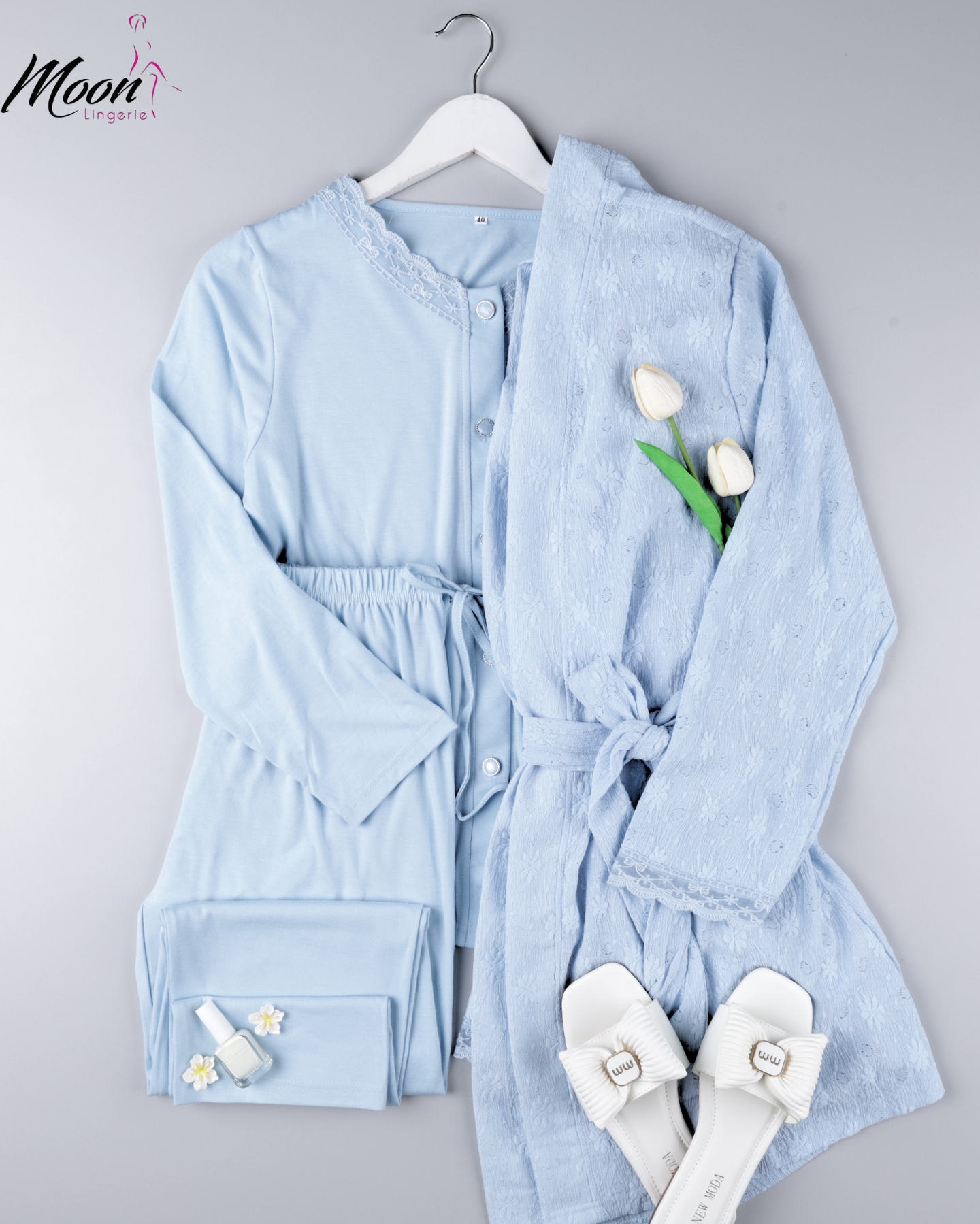 بيجامة حمل 3 قطع